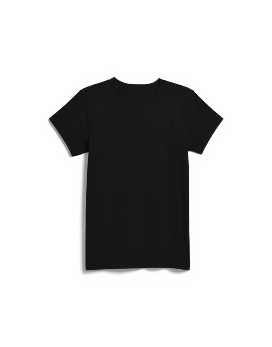 Topshop everyday tee in black