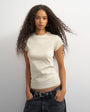 Topshop everyday tee in stone