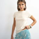 Topshop everyday tee in stone
