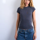 Topshop everyday tee in slate