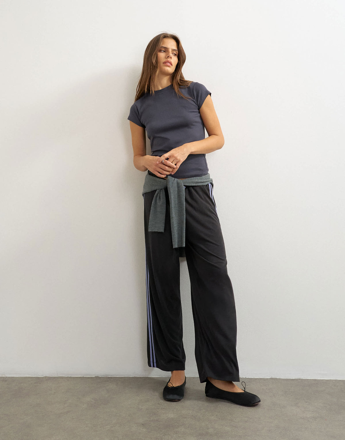 Topshop everyday tee in slate