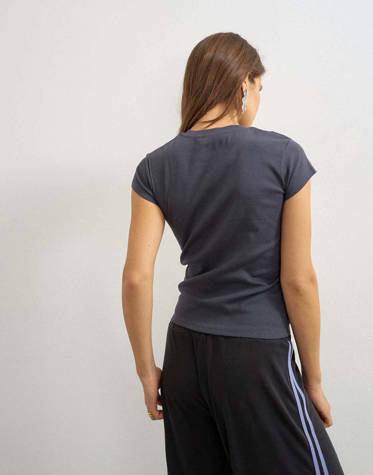 Topshop everyday tee in slate