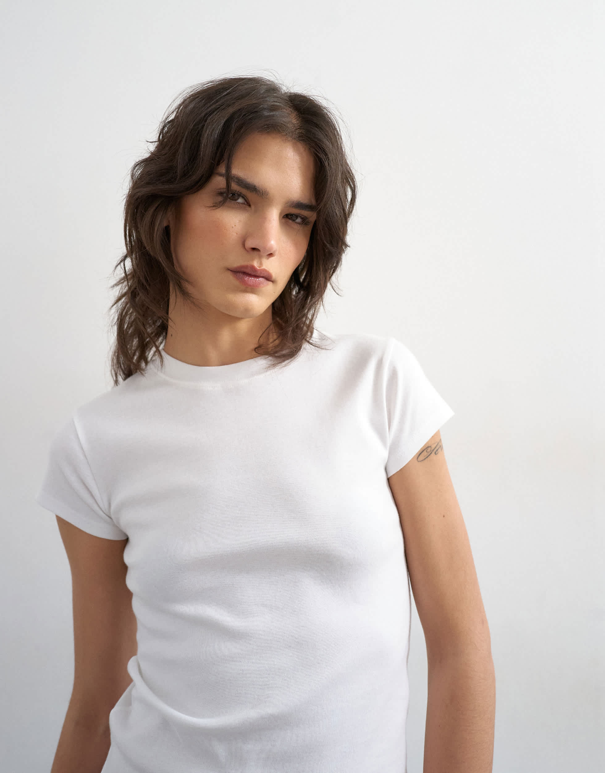 Topshop Alltags-T-Shirt in Weiß