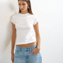 Topshop everyday tee in white