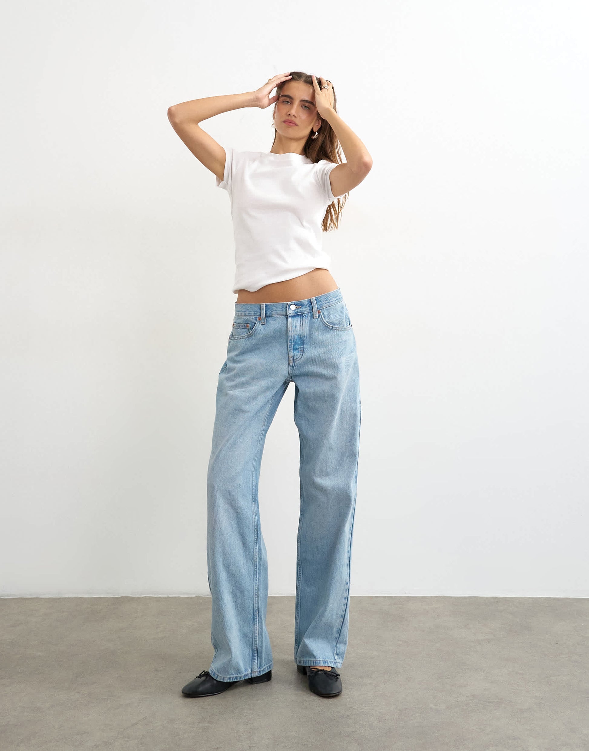Topshop everyday tee in white