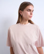 Topshop premium basic short sleeve tee in light pink