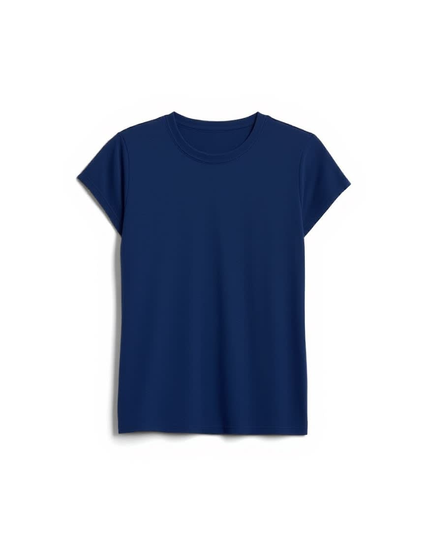 Topshop everyday tee in navy