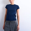 Topshop everyday tee in navy