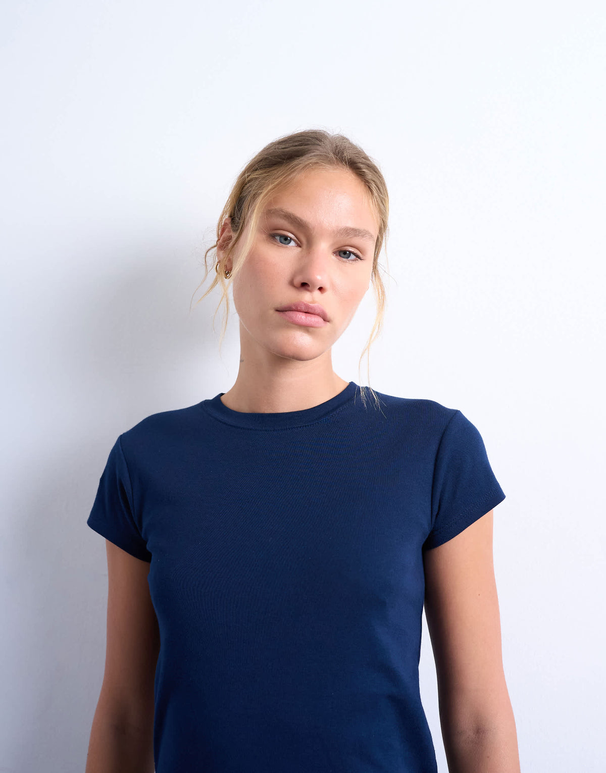 Topshop everyday tee in navy