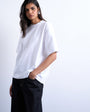 Topshop premium basic short sleeve tee in white