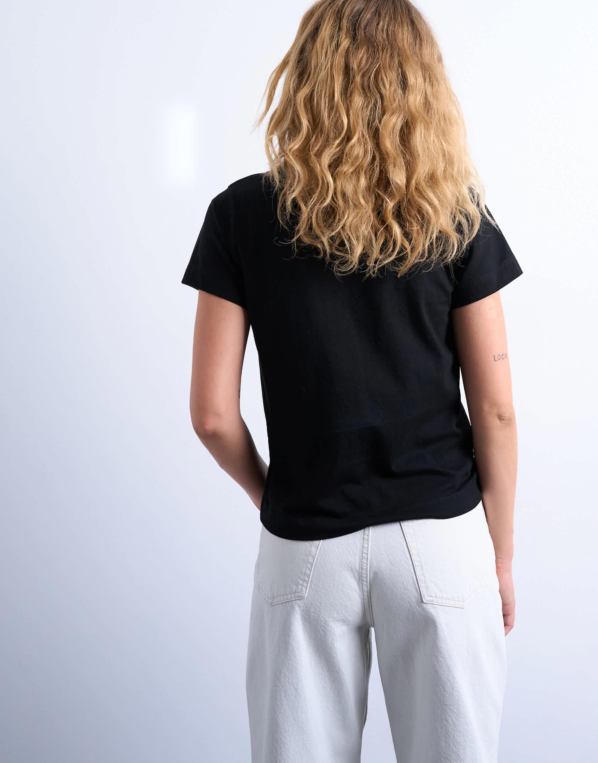 Topshop classic tee in black