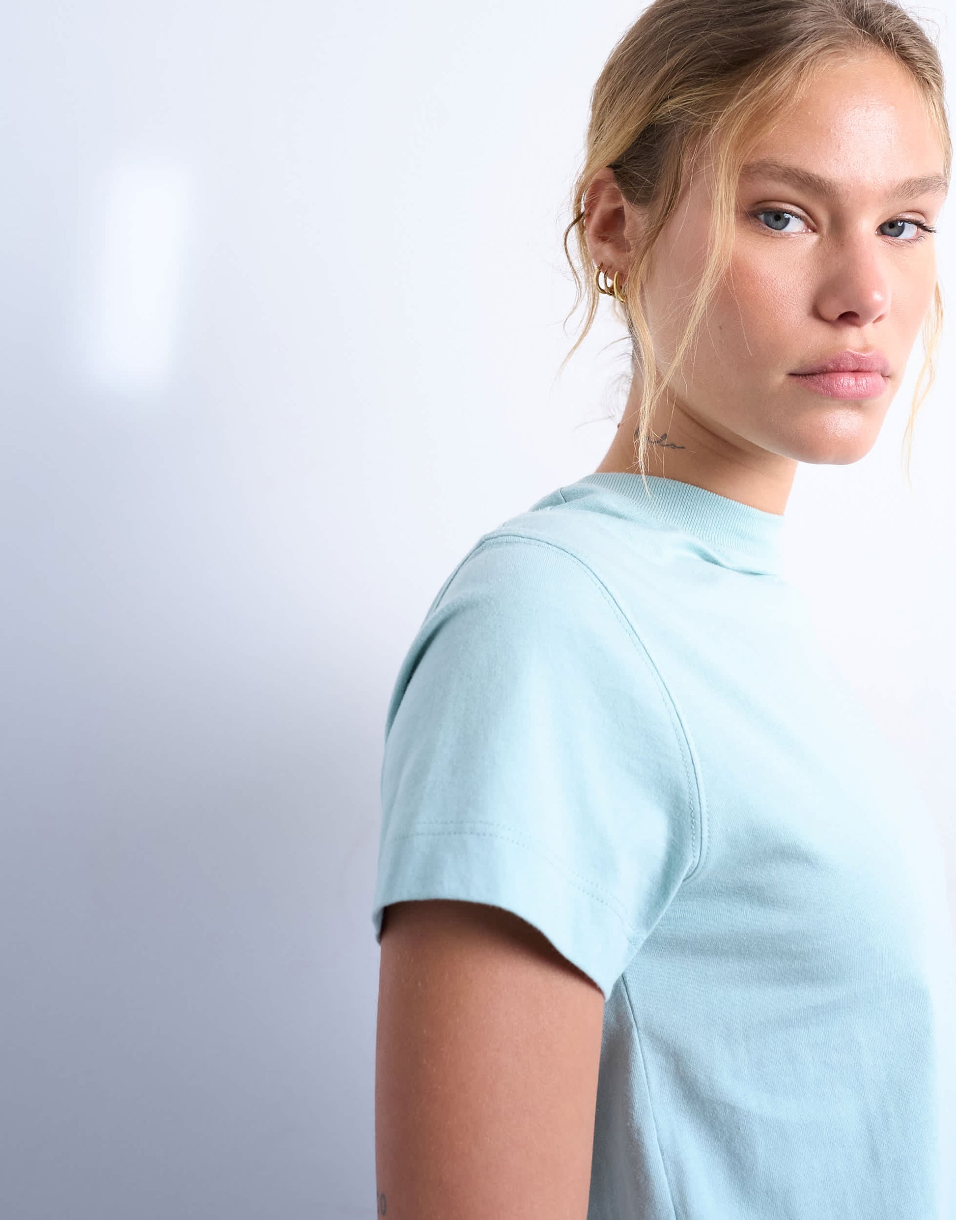 Topshop classic tee in blue