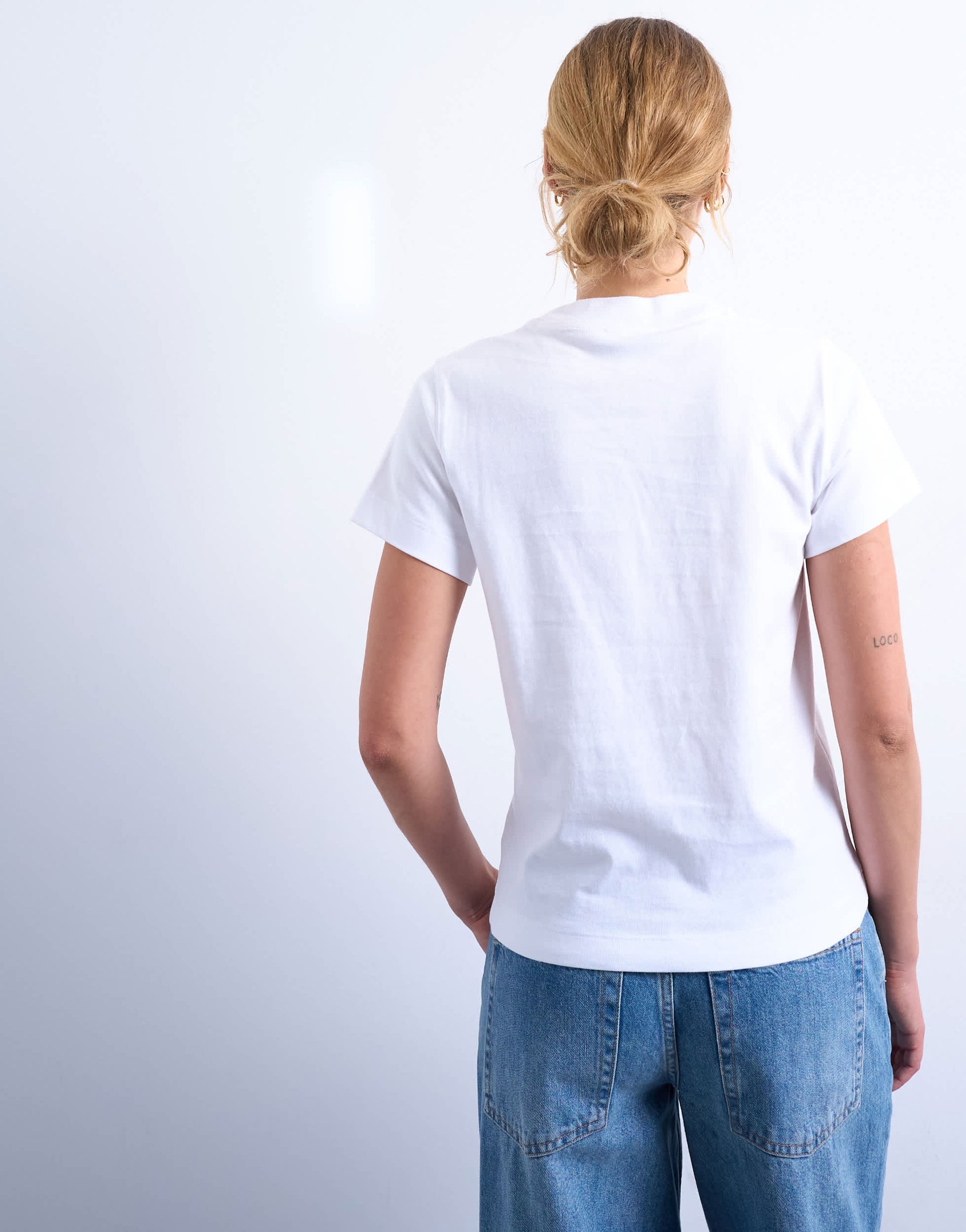 Topshop classic tee in white
