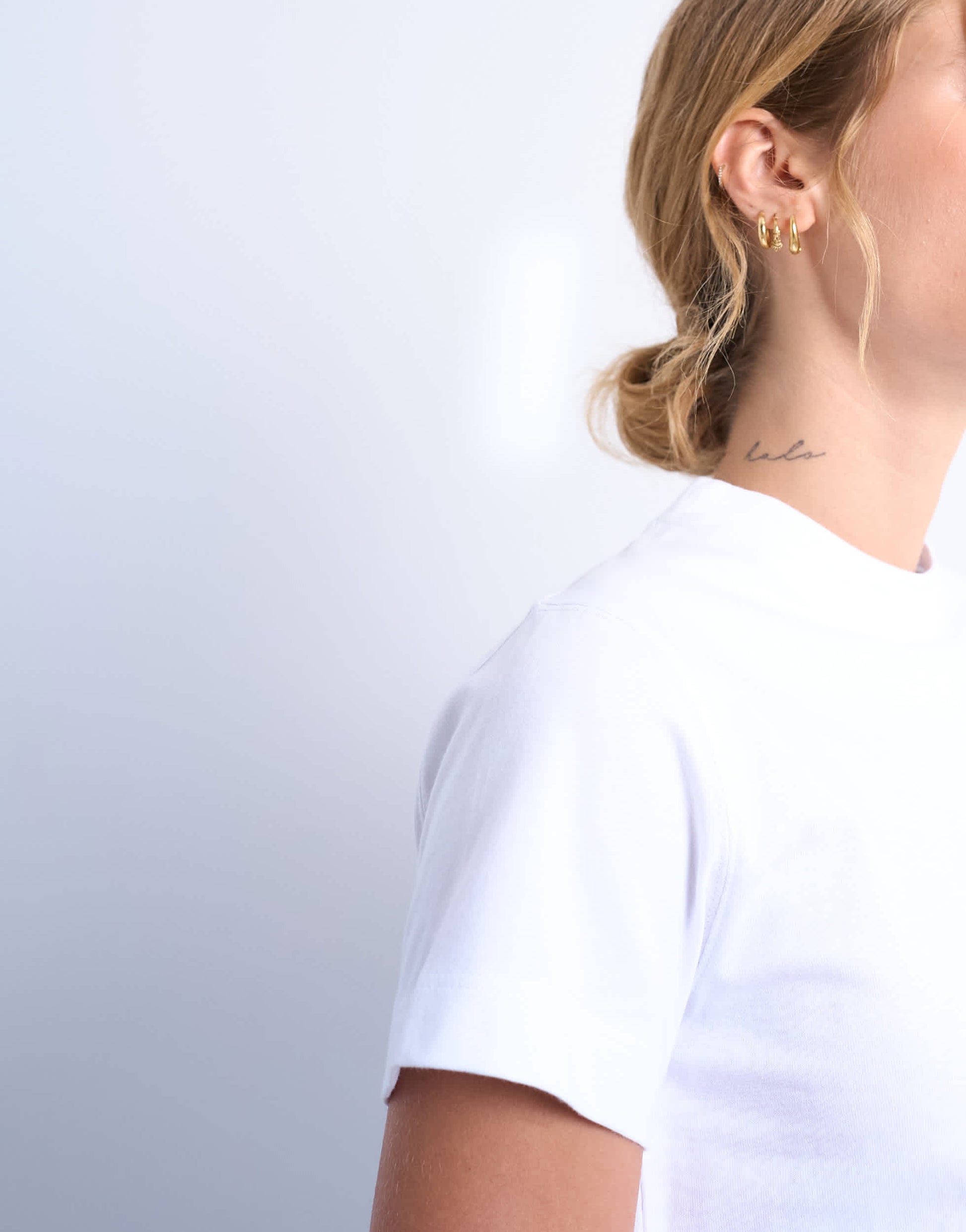 Topshop classic tee in white
