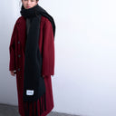 Topshop Sydney blanket scarf in black