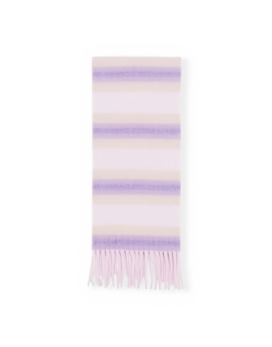 Topshop Sydney blanket scarf in purple stripe
