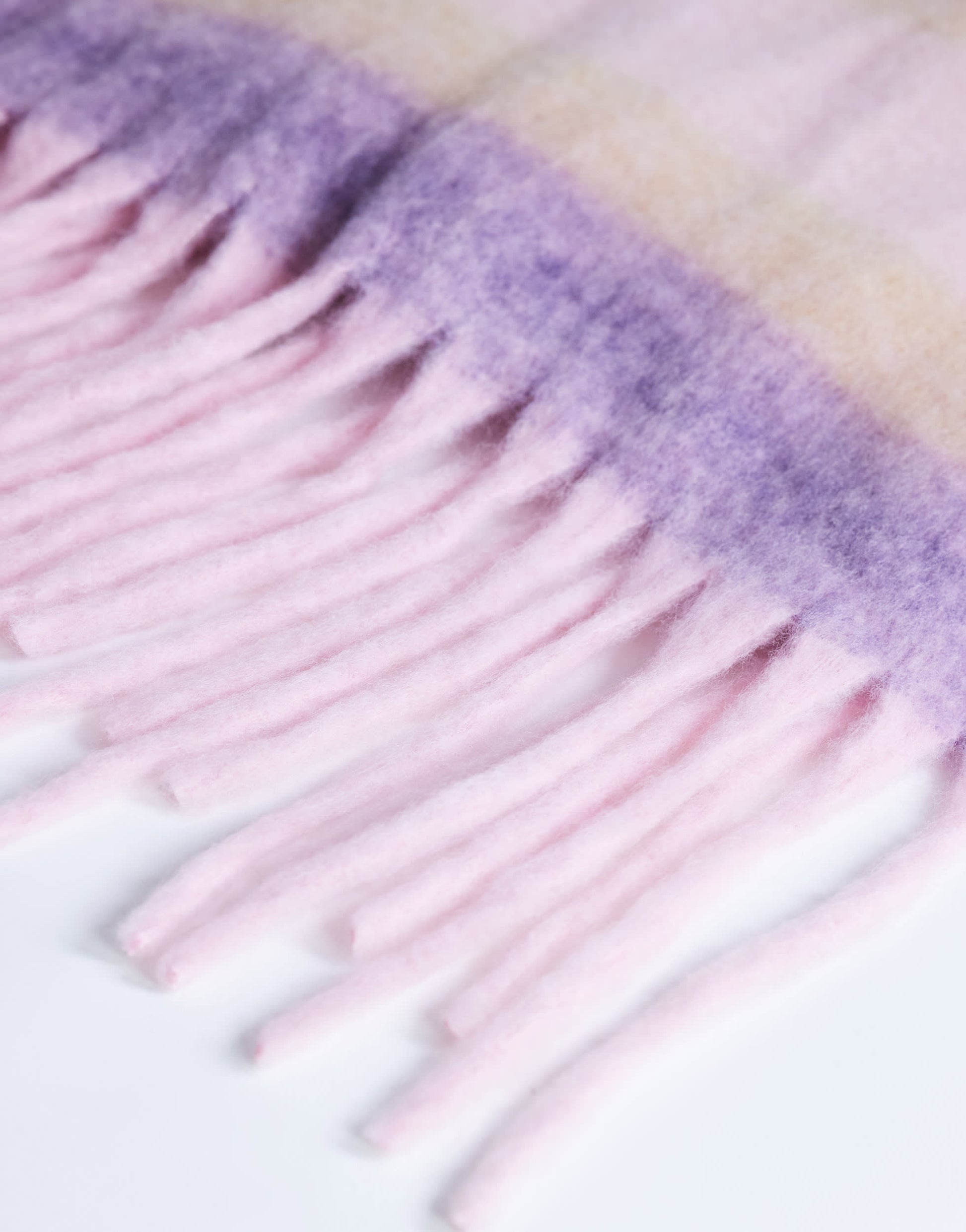 Topshop Sydney blanket scarf in purple stripe
