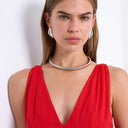 Collier Topshop Matty étanche en acier inoxydable argenté