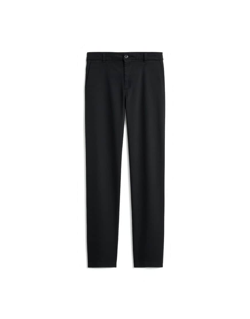 Topman straight chino in black