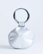 Topshop Cherry metal handle grab bag in silver