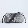 Topshop Charlie medium nylon cross body bag in zebra