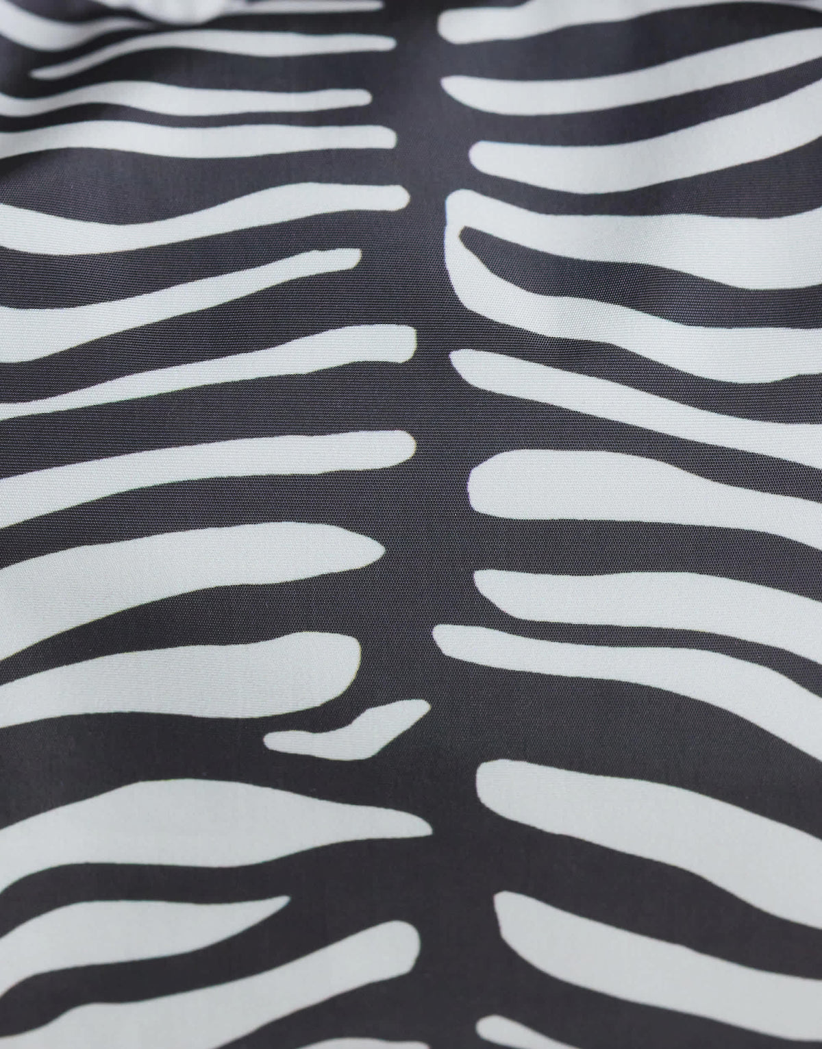 Topshop Charlie medium nylon cross body bag in zebra