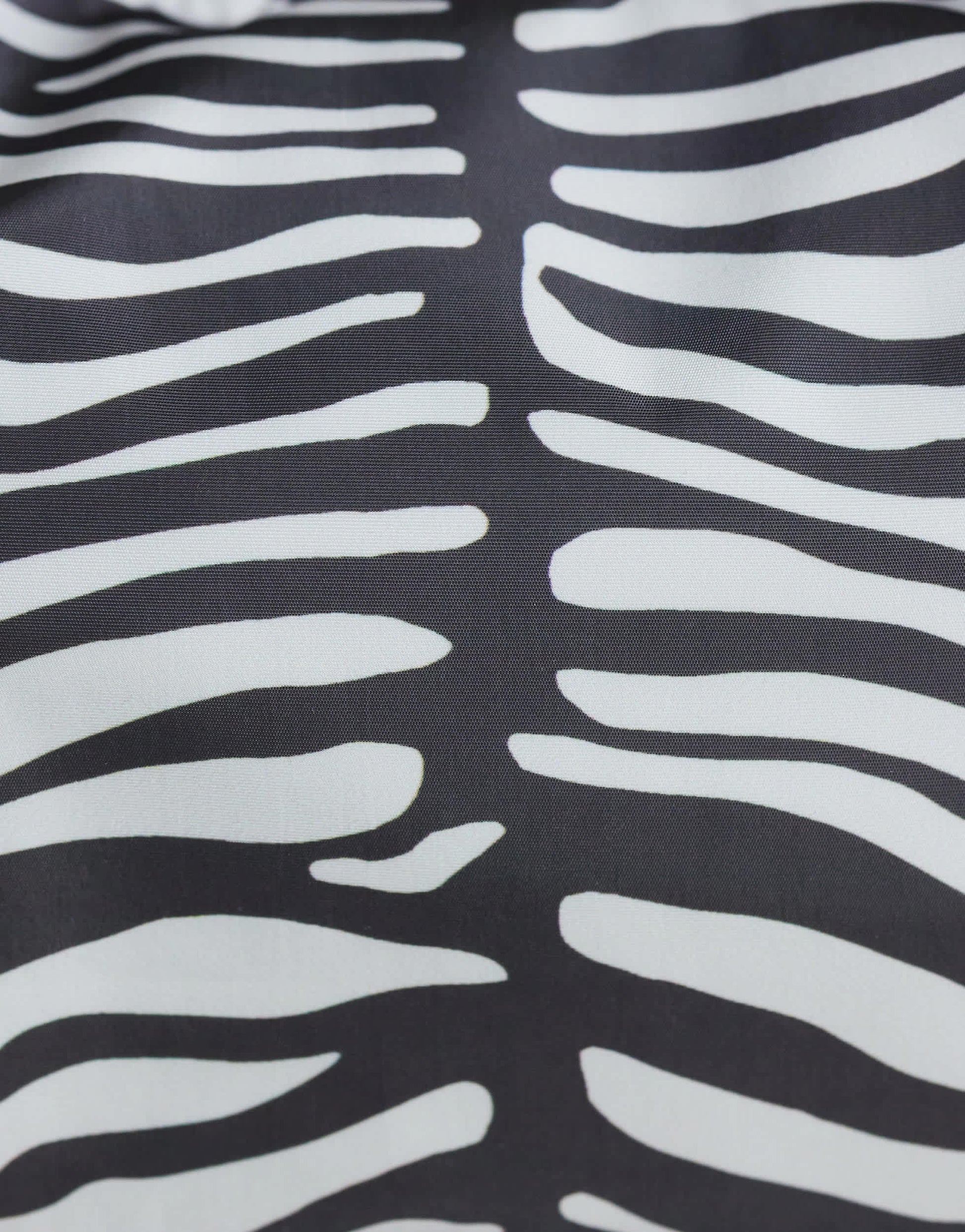 Topshop Charlie medium nylon cross body bag in zebra