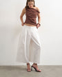 Topshop linen A line culotte in white