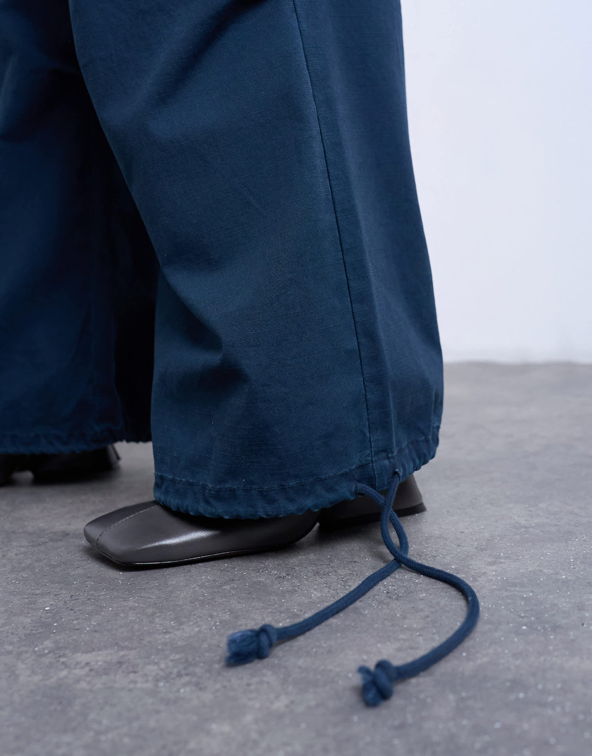 Topshop two toned cargo trousers with deep pockets in slate