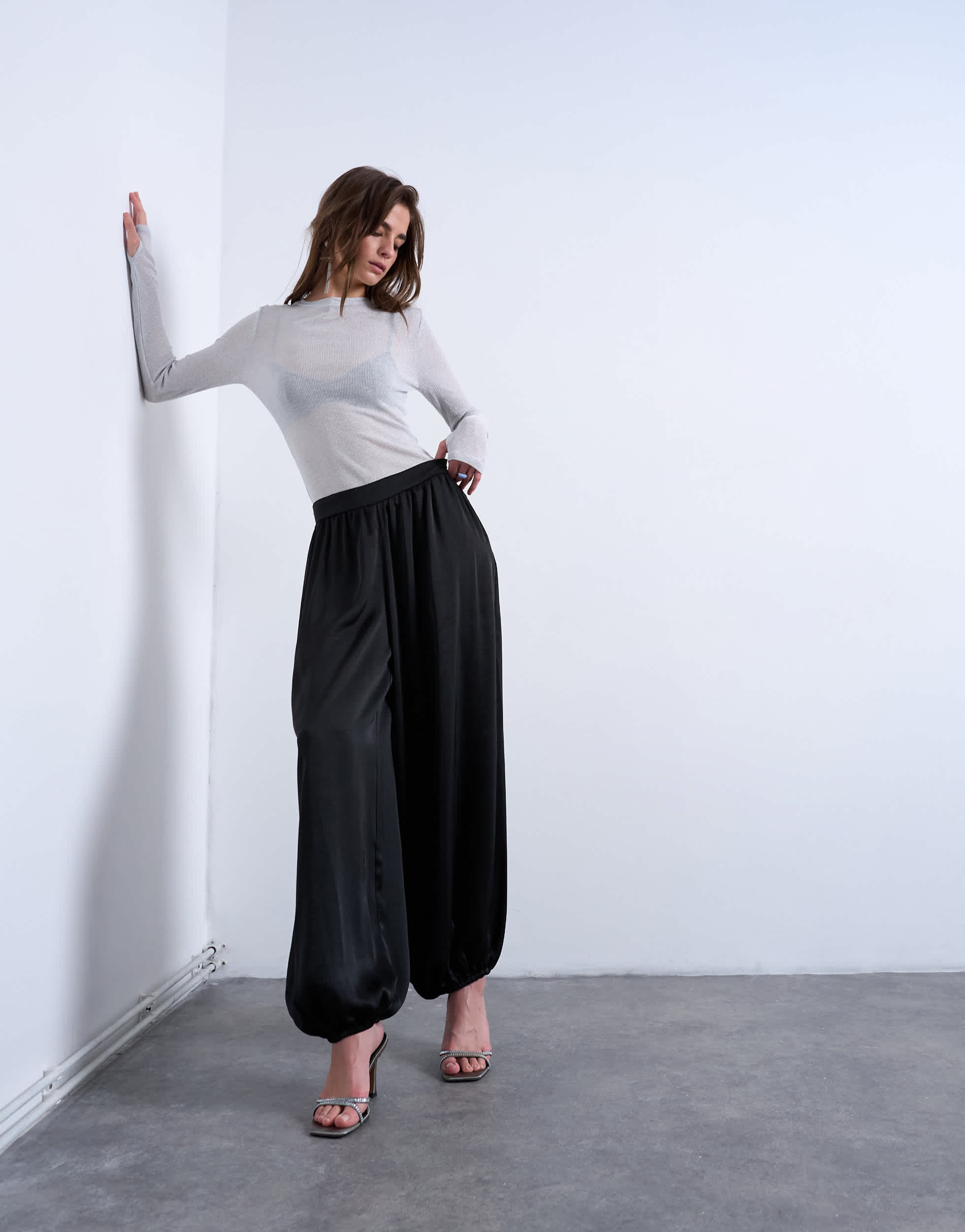Pantalons Femmes Décontracté Plain Toutes Les Saisons Polyester Micro Pantalons Femmes Décontracté Plain Toutes Les Saisons Polyester Micro