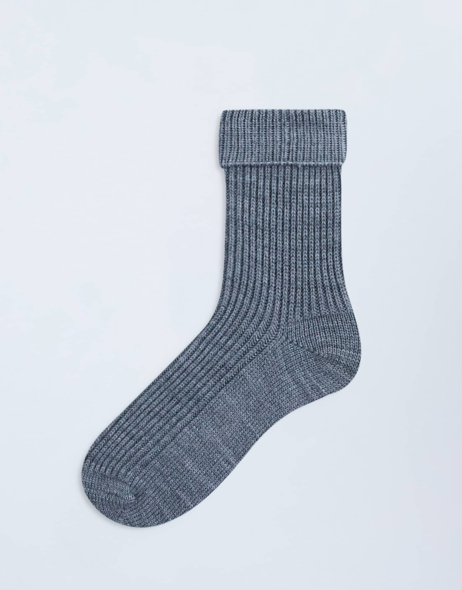 Topshop Tot ribbed cosy sock in grey