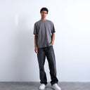 Topman relaxed t-shirt in charcoal 
