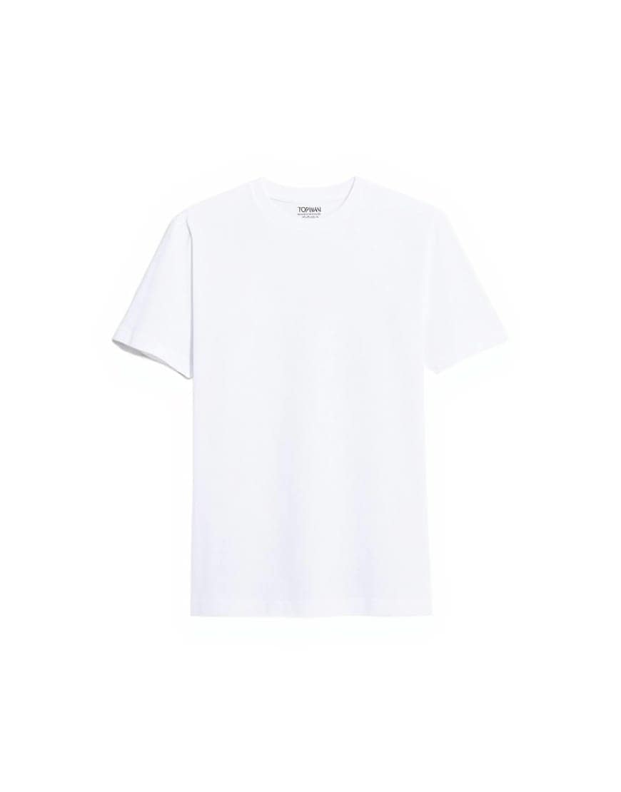 Topman 5 pack classic fit t-shirt in black, white, ecru, dark brown and charcoal
