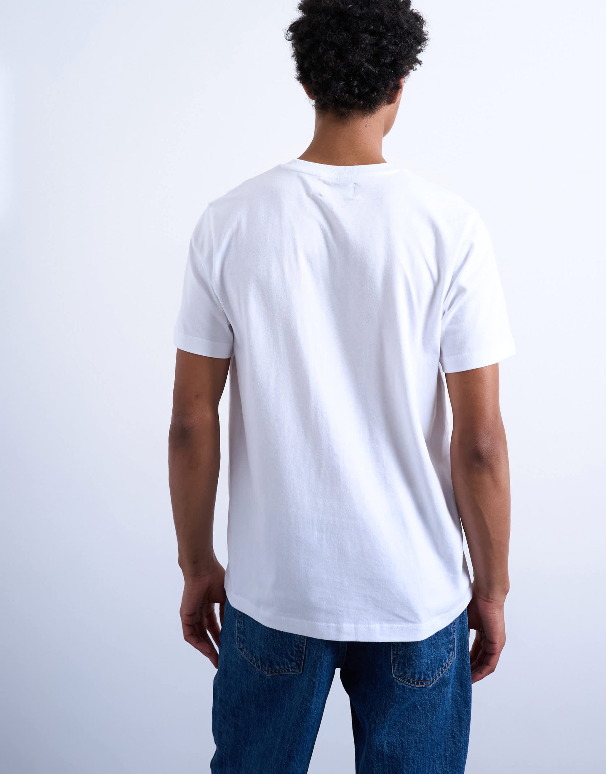 Topman 5 pack classic fit t-shirt in black, white, ecru, dark brown and charcoal