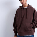 Sweat à capuche oversize épais Topman marron