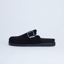 Topshop Amy slip on mule with buckle in black