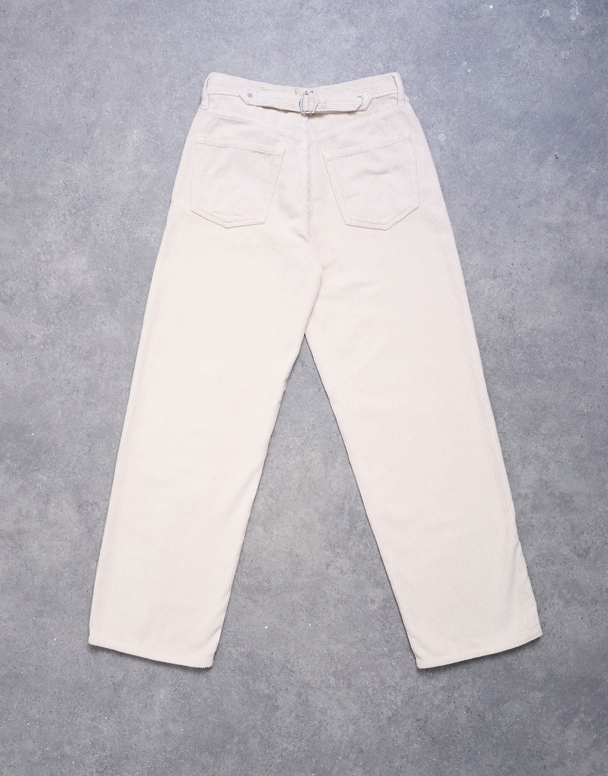 Topshop Cinch low rise jean in pearl cord