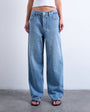 Topshop Column mid rise jean in bleach