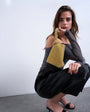 Topshop Gwyn small embellished knot grab bag in gold