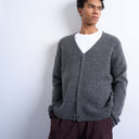 Topman Strickjacke in Anthrazit, normale Passform