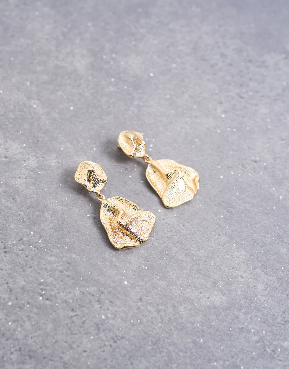 Topshop Portia drop earrings in gold