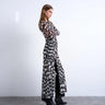 Topshop Maxikleid aus Mesh mit Animal-Print und langen Ärmeln in verschiedenen Farben