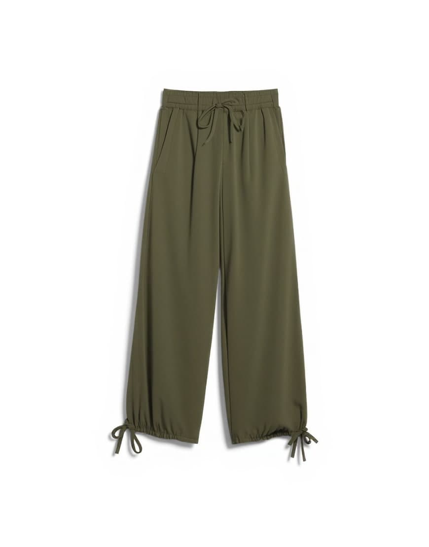 Topshop tailored balloon leg jogger in olive