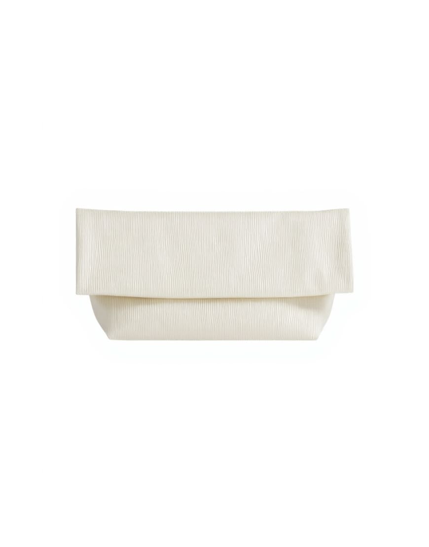 Topshop George oversized clutch bag in gold