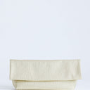Topshop George oversized clutch bag in gold