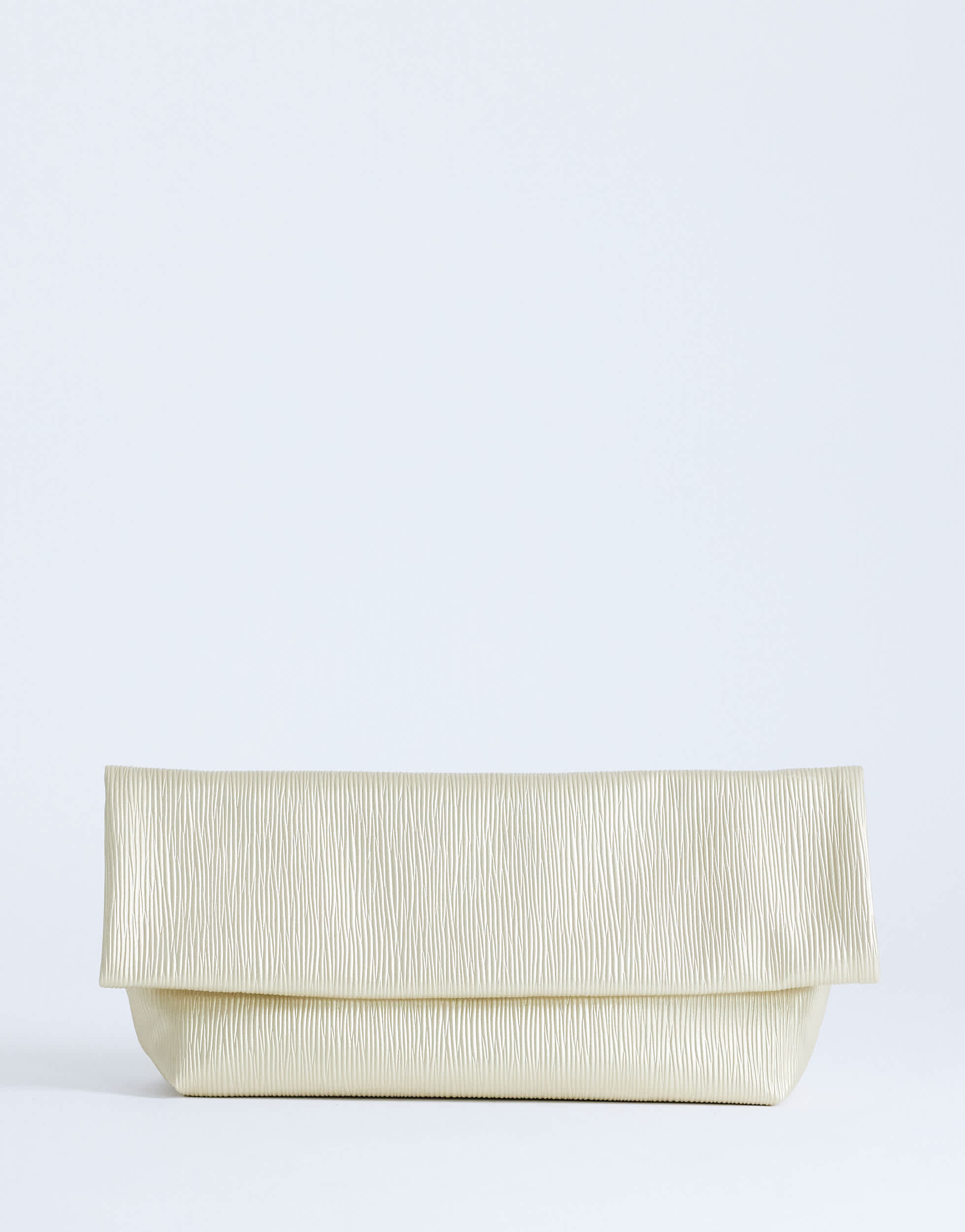 Topshop George oversized clutch bag in gold