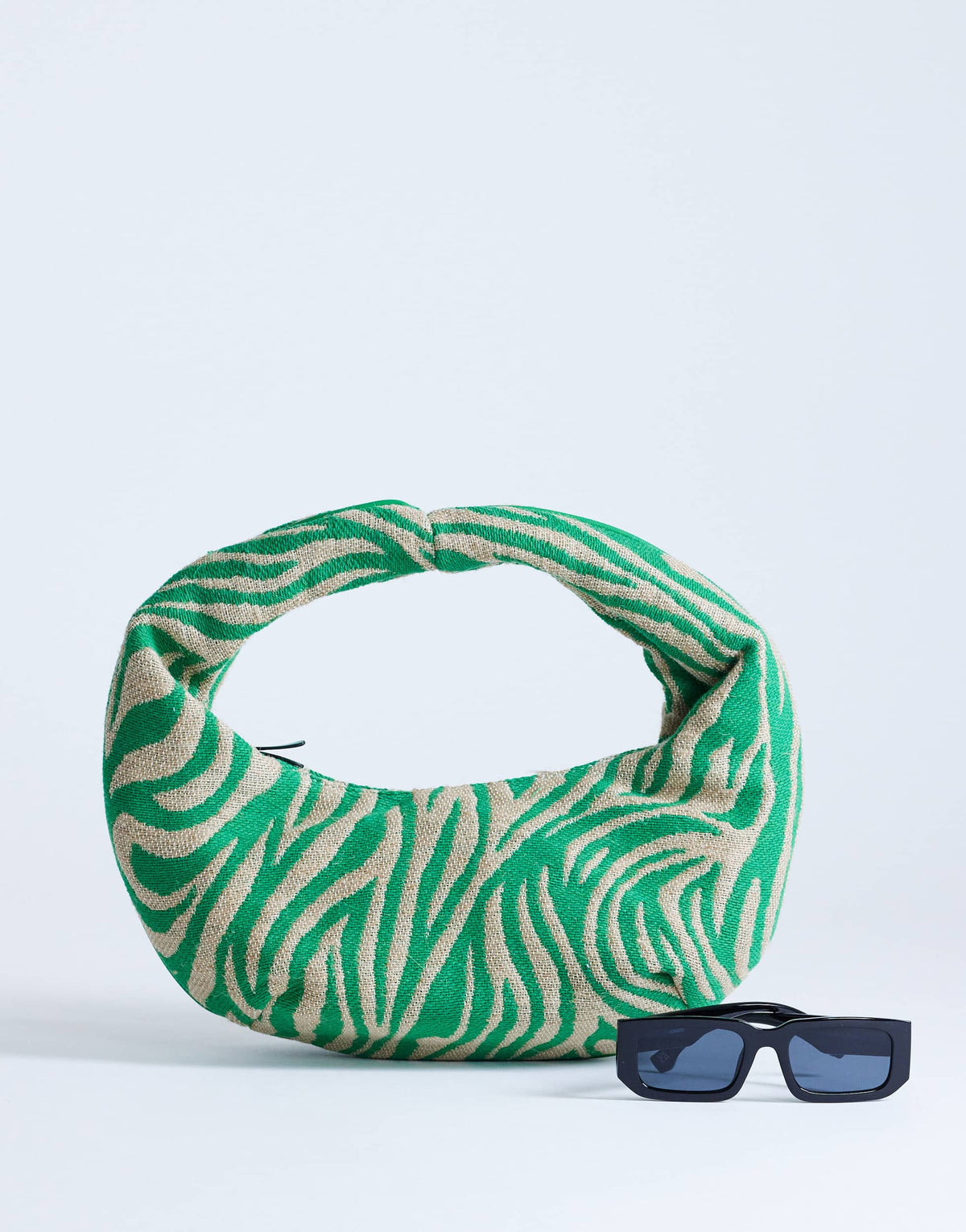 Topshop Giane medium canvas scoop bag in green