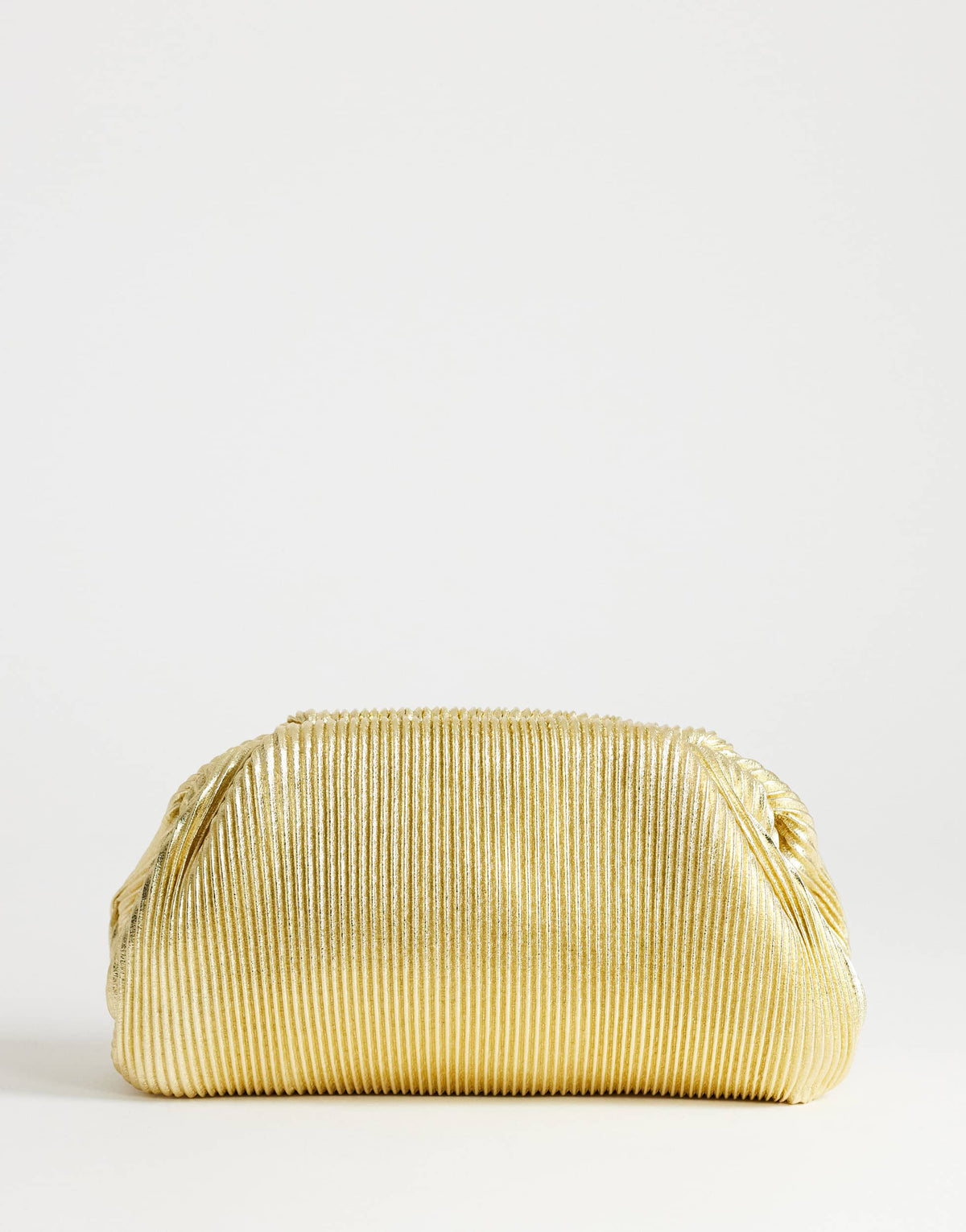 Topshop Golde medium clutch bag in gold