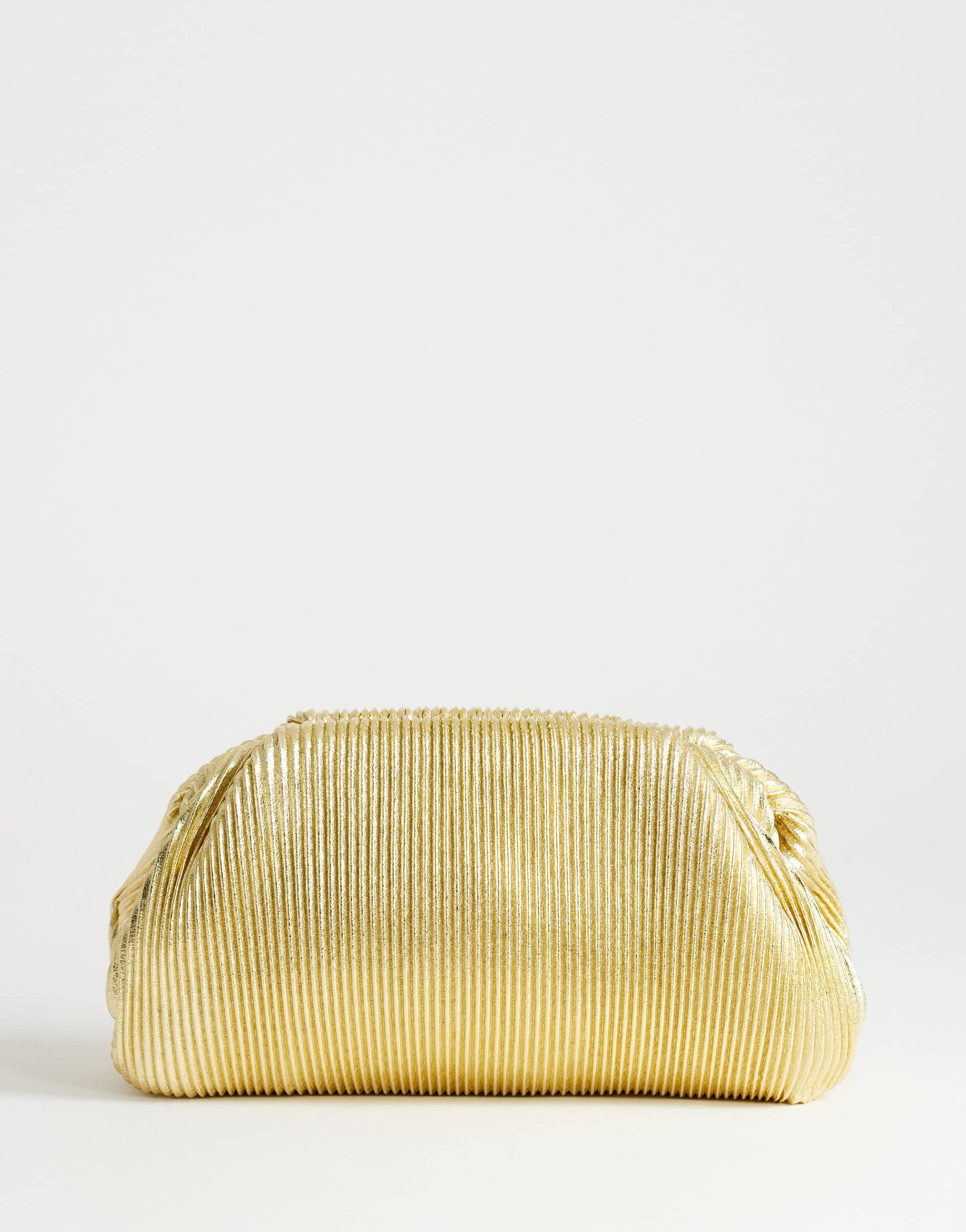 Topshop Golde medium clutch bag in gold