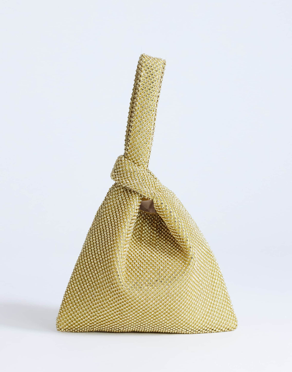 Topshop Gwyn embellished grab bag in gold